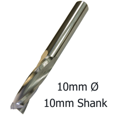 10mmØ Downcut Spiral x 42mm x 10mm- 3 Flute